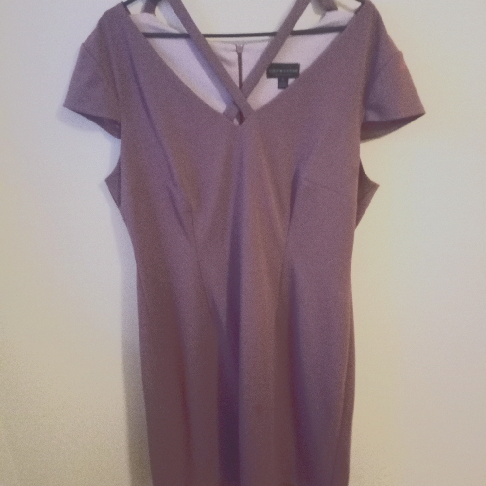 Woman knee length dress